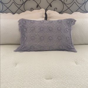 Crochet Lavender Pillow Sham